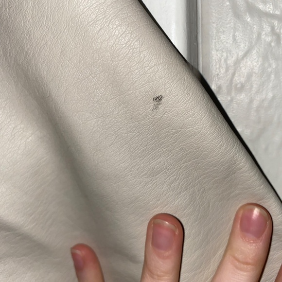 White Leather Style Jacket, Women’s XXL - Picture 6 of 7